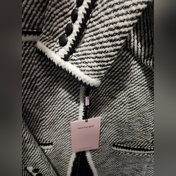 Avec Les Filles Tweed Blazer Jacket - Picture 5 of 11